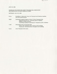 Schedule of Events for Jerry Tomanek Hall Dedication