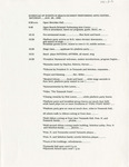 Schedule of Events in Beach/Schmidt Performing Arts Center