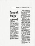 Tomanek Design Honored by Adele Shaver