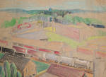 Drive-By Train by Mabel Vandiver 1886-1991