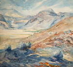 Davis Mountains, Alpine Texas by Mabel Vandiver 1886-1991
