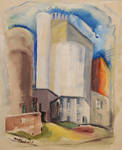 Industry Towers by Mabel Vandiver 1886-1991