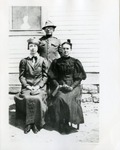Group Photograph of Two women and a Man