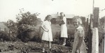 Three Girls in a Garden by Mary Conard - Contributor