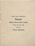 1909, Commencement Banquet