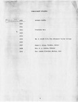 1909, Commencement Program