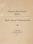 1911, Commencement Program