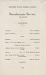 1912, Commencement Baccalaureate Speakers