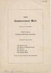 1915 Commencement Program