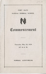 1919 Commencement Program