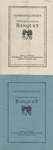 1922 Commencement Banquet, Booklet