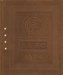1924 Commencement Program, Hardcover Booklet