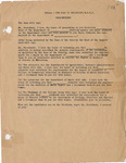 Commencement Speech Notes - 1928