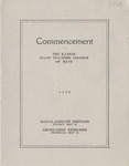 1928 Commencement  Program