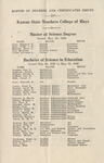 1930 Commencement  Degrees