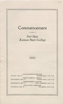 1931 Commencement  Program