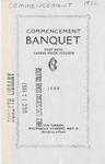 1932 Commencement Banquet
