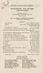 1936 Commencement Program, Degrees