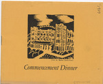 1937 Commencement Banquet Invitation