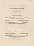 1937 Commencement RHAC, Schedule