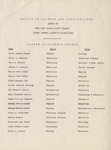 1939 Commencement Degree Roster, May 29