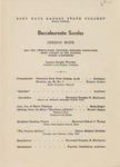 1944 Commencement Baccalaureate Program  - Spring