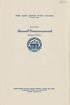 Commencement Program - August 3, 1945 by Fort Hays Kansas State College