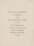 1948 Commencement Invitation