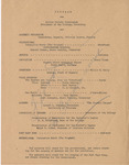 1951 Commencement  Program