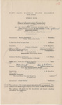 1951 Commencement Baccalaureate Program