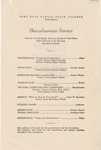 1953 Commencement Baccalaureate Program - Summer