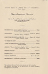 1954 Commencement Baccalaureate Program - Summer