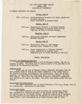 1954 Commencement Ritual, Commencement Information - Summer