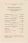 1955 Commencement Baccalaureate Program