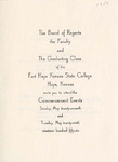 1956 Commencement Invitations