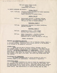 1956 Commencement Rituals, Commencement Information - Summer