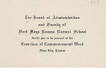 1957 Commencements Invitations - Spring