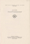 1957 Commencements Program - Spring