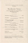 1957 Commencements Baccalaureate Program - Summer