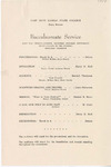 1958 Commencement Baccalaureate Program - Summer