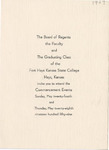 1959 Commencement Invitations - Spring