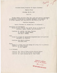 1960 Commencement Banquet Duties - Spring