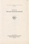 1960 Commencement Program - Spring
