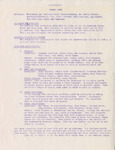 1960 Commencement Ritual Practice Schedule - Summer