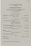 1961 Commencement Baccalaureate Program - Summer