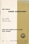 1961 Commencement Program - Summer