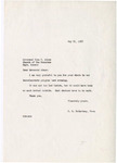 1962 Commencement Baccalaureate Sermon Speaker, Letters - Spring