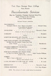 1962 Commencement Baccalaureate Program - Spring