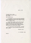 1962 Commencement Baccalaureate Sermon Speaker, Letters Continued - Spring