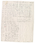 1962 Commencement Banquet, Written Note - Spring